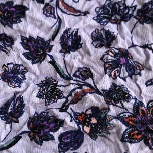 Kendall and Kylie purple floral top
